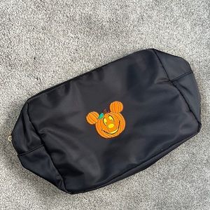Mickey pumpkin black large pouch